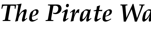 Font : Palatino-Linotype-Bold-Italic Custom Text : The Pirate Way Test your own text here Click to download or to view this font on a tshirt that can be custom printed in Bali