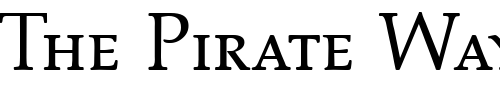 Font : PalazzoOriginalSmc-Regular Custom Text : The Pirate Way Test your own text here Click to download or to view this font on a tshirt that can be custom printed in Bali