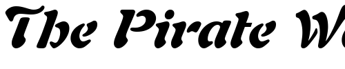 Font : Palette-Black-SSi-Black-Italic Custom Text : The Pirate Way Test your own text here Click to download or to view this font on a tshirt that can be custom printed in Bali
