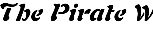 Font : PaletteBlackSSK-Italic Custom Text : The Pirate Way Test your own text here Click to download or to view this font on a tshirt that can be custom printed in Bali