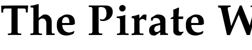 Font : Palladia-Bold Custom Text : The Pirate Way Test your own text here Click to download or to view this font on a tshirt that can be custom printed in Bali
