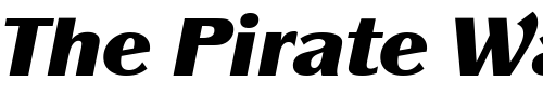 Font : PanacheBlkITC-Italic Custom Text : The Pirate Way Test your own text here Click to download or to view this font on a tshirt that can be custom printed in Bali