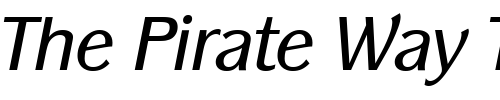 Font : PanacheITC-BookItalic Custom Text : The Pirate Way Test your own text here Click to download or to view this font on a tshirt that can be custom printed in Bali