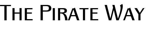 Font : PanacheSCITC-Book Custom Text : The Pirate Way Test your own text here Click to download or to view this font on a tshirt that can be custom printed in Bali