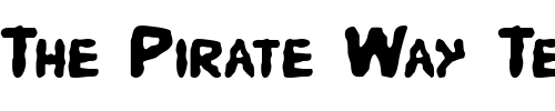 Font : Pandemonious-Puffery Custom Text : The Pirate Way Test your own text here Click to download or to view this font on a tshirt that can be custom printed in Bali