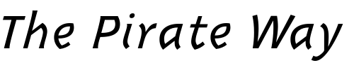 Font : PannikinSSK-Italic Custom Text : The Pirate Way Test your own text here Click to download or to view this font on a tshirt that can be custom printed in Bali