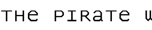 Font : PanopticaOctagonal Custom Text : The Pirate Way Test your own text here Click to download or to view this font on a tshirt that can be custom printed in Bali