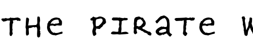 Font : PanopticaScript Custom Text : The Pirate Way Test your own text here Click to download or to view this font on a tshirt that can be custom printed in Bali