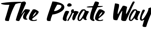 Font : ParagonScriptSSK Custom Text : The Pirate Way Test your own text here Click to download or to view this font on a tshirt that can be custom printed in Bali