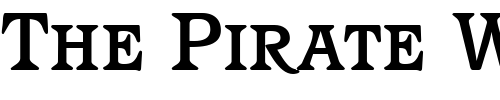 Font : ParagonSmc-Bold Custom Text : The Pirate Way Test your own text here Click to download or to view this font on a tshirt that can be custom printed in Bali