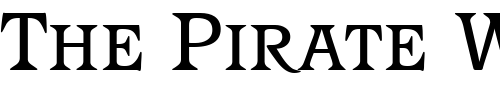 Font : ParagonSmc-Regular Custom Text : The Pirate Way Test your own text here Click to download or to view this font on a tshirt that can be custom printed in Bali