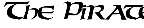 Font : ParaketteScapsSSK-BoldItalic Custom Text : The Pirate Way Test your own text here Click to download or to view this font on a tshirt that can be custom printed in Bali