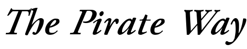 Font : Paramount-Italic Custom Text : The Pirate Way Test your own text here Click to download or to view this font on a tshirt that can be custom printed in Bali