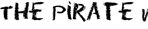 Font : Paranoid Custom Text : The Pirate Way Test your own text here Click to download or to view this font on a tshirt that can be custom printed in Bali