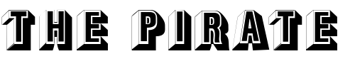 Font : ParapaDisplayCapsSSK Custom Text : The Pirate Way Test your own text here Click to download or to view this font on a tshirt that can be custom printed in Bali