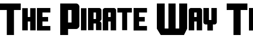 Font : Paregos Custom Text : The Pirate Way Test your own text here Click to download or to view this font on a tshirt that can be custom printed in Bali