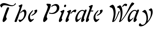 Font : ParielSSK-Italic Custom Text : The Pirate Way Test your own text here Click to download or to view this font on a tshirt that can be custom printed in Bali
