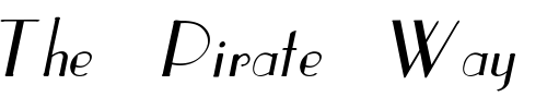 Font : Parisonian-I Custom Text : The Pirate Way Test your own text here Click to download or to view this font on a tshirt that can be custom printed in Bali