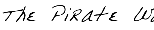 Font : ParkersHand-Regular Custom Text : The Pirate Way Test your own text here Click to download or to view this font on a tshirt that can be custom printed in Bali