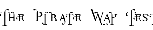 Font : Parolm-SmallCaps Custom Text : The Pirate Way Test your own text here Click to download or to view this font on a tshirt that can be custom printed in Bali