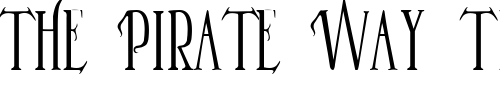 Font : Parseltongue Custom Text : The Pirate Way Test your own text here Click to download or to view this font on a tshirt that can be custom printed in Bali