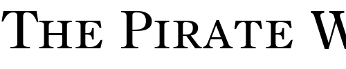 Font : Partition-OldStyle-SSi-Small-Caps Custom Text : The Pirate Way Test your own text here Click to download or to view this font on a tshirt that can be custom printed in Bali
