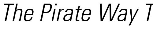 Font : PartnerCondensedLight-Oblique Custom Text : The Pirate Way Test your own text here Click to download or to view this font on a tshirt that can be custom printed in Bali