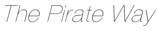 Font : PartridgeObl-Th Custom Text : The Pirate Way Test your own text here Click to download or to view this font on a tshirt that can be custom printed in Bali