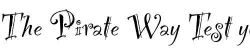 Font : Party-LET-Plain-1 Custom Text : The Pirate Way Test your own text here Click to download or to view this font on a tshirt that can be custom printed in Bali