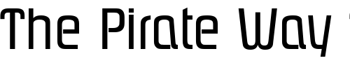 Font : Pasadena-Serial-Regular-DB Custom Text : The Pirate Way Test your own text here Click to download or to view this font on a tshirt that can be custom printed in Bali