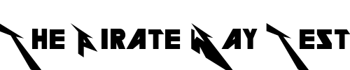 Font : Pastor-of-Muppets-Flipped Custom Text : The Pirate Way Test your own text here Click to download or to view this font on a tshirt that can be custom printed in Bali