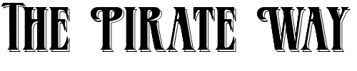 Font : Patrician-Blackshadow Custom Text : The Pirate Way Test your own text here Click to download or to view this font on a tshirt that can be custom printed in Bali
