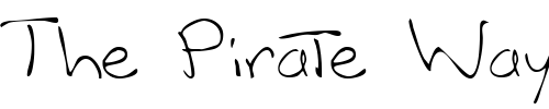 Font : PawSSK Custom Text : The Pirate Way Test your own text here Click to download or to view this font on a tshirt that can be custom printed in Bali