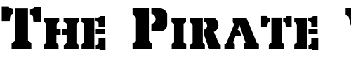 Font : PeachCaps Custom Text : The Pirate Way Test your own text here Click to download or to view this font on a tshirt that can be custom printed in Bali