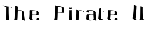 Font : Pecot-Spacewarp Custom Text : The Pirate Way Test your own text here Click to download or to view this font on a tshirt that can be custom printed in Bali