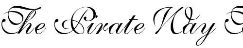 Font : PenTweaksThreeSSK Custom Text : The Pirate Way Test your own text here Click to download or to view this font on a tshirt that can be custom printed in Bali