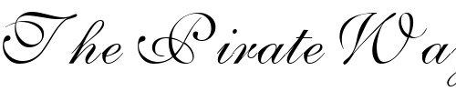 Font : PenTweaksThreeSSK-Regular Custom Text : The Pirate Way Test your own text here Click to download or to view this font on a tshirt that can be custom printed in Bali