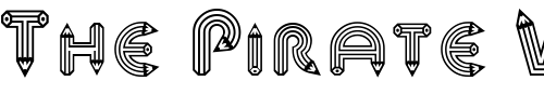Font : Pencil-Caps Custom Text : The Pirate Way Test your own text here Click to download or to view this font on a tshirt that can be custom printed in Bali