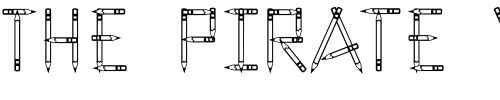 Font : PencilOut Custom Text : The Pirate Way Test your own text here Click to download or to view this font on a tshirt that can be custom printed in Bali