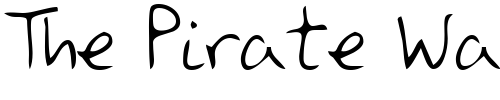 Font : PennysHand-Regular Custom Text : The Pirate Way Test your own text here Click to download or to view this font on a tshirt that can be custom printed in Bali