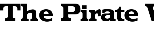 Font : Penthouse-Serial-ExtraBold-Regular Custom Text : The Pirate Way Test your own text here Click to download or to view this font on a tshirt that can be custom printed in Bali