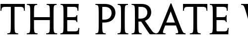 Font : PenumbraWebPro-Serif Custom Text : The Pirate Way Test your own text here Click to download or to view this font on a tshirt that can be custom printed in Bali