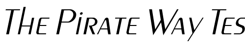Font : PenyaeLight-Italic Custom Text : The Pirate Way Test your own text here Click to download or to view this font on a tshirt that can be custom printed in Bali