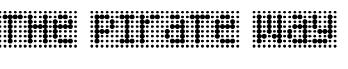 Font : Peppered-BTN-Positive Custom Text : The Pirate Way Test your own text here Click to download or to view this font on a tshirt that can be custom printed in Bali