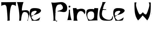 Font : PeppertreeSSK Custom Text : The Pirate Way Test your own text here Click to download or to view this font on a tshirt that can be custom printed in Bali