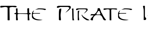Font : Perdition-Expanded Custom Text : The Pirate Way Test your own text here Click to download or to view this font on a tshirt that can be custom printed in Bali