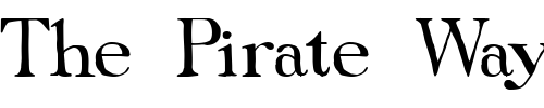 Font : Perfectly-Cromulent Custom Text : The Pirate Way Test your own text here Click to download or to view this font on a tshirt that can be custom printed in Bali