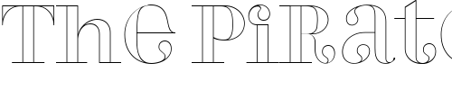 Font : PerlaAlternateOutline Custom Text : The Pirate Way Test your own text here Click to download or to view this font on a tshirt that can be custom printed in Bali