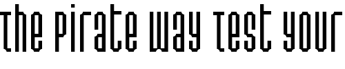 Font : Permanent-daylight Custom Text : The Pirate Way Test your own text here Click to download or to view this font on a tshirt that can be custom printed in Bali