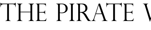 Font : Perpetua-Titling-MT-Light Custom Text : The Pirate Way Test your own text here Click to download or to view this font on a tshirt that can be custom printed in Bali